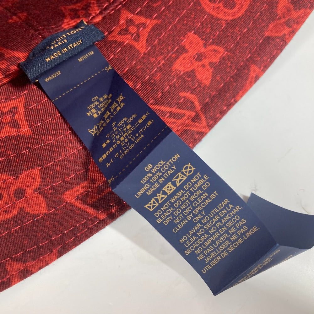 LOUIS VUITTON M7011M シャポー・モノグラム レコード ハット帽 帽子 バケットハット ボブハット ハット ウール メンズ ネイビー