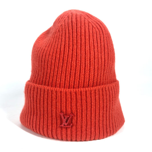 LOUIS VUITTON M77949 Beanie Hat, Knit Cap, LV Ahead. Cashmere Knit Cap, Men's, Red