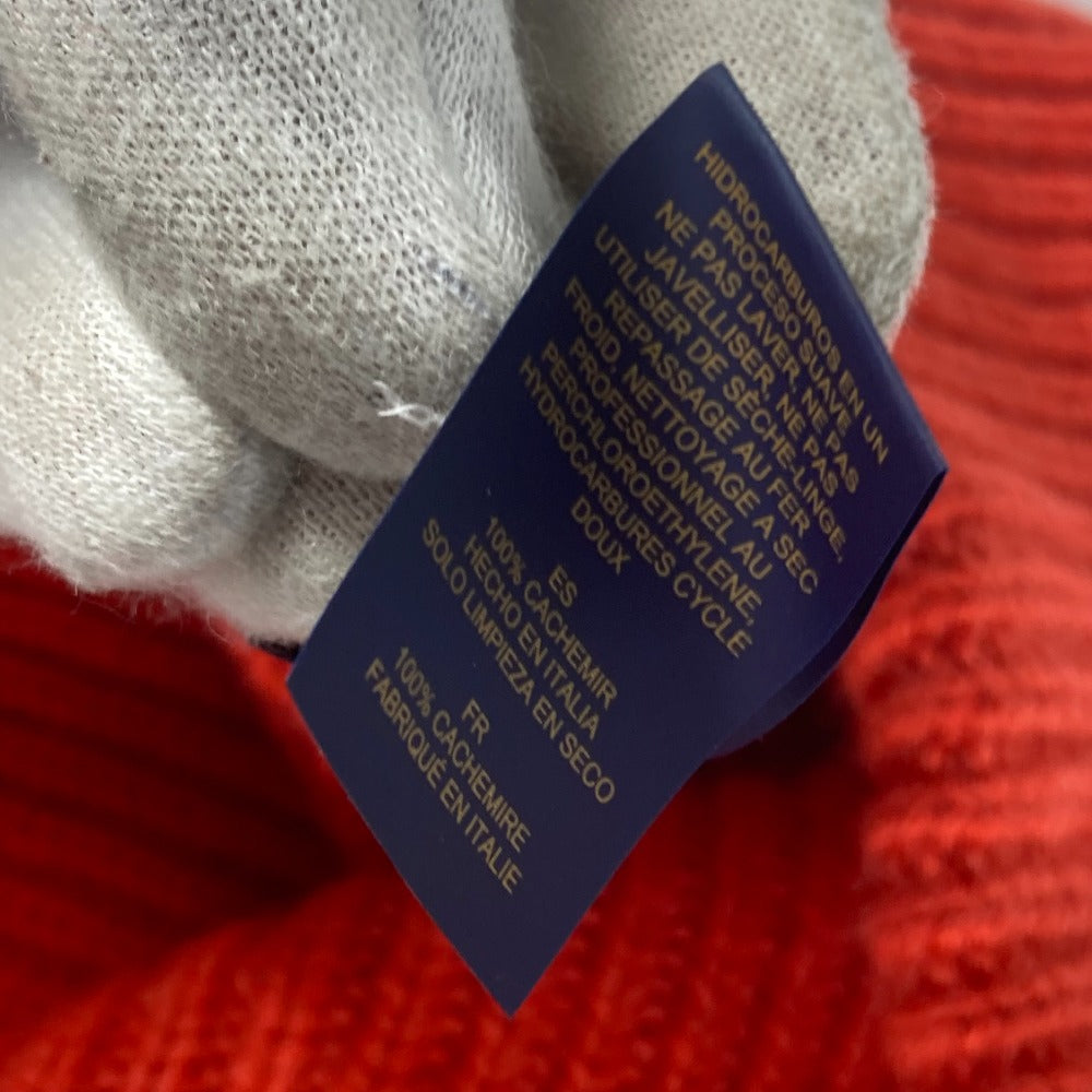 LOUIS VUITTON M77949 Beanie Hat, Knit Cap, LV Ahead. Cashmere Knit Cap, Men's, Red