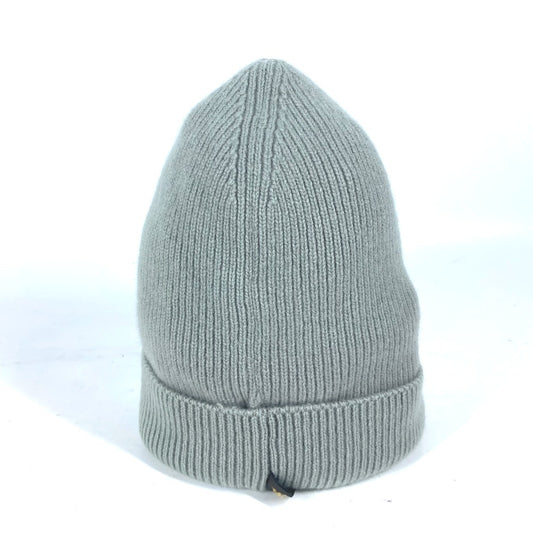LOUIS VUITTON logo beanie hat, knit cap, cashmere knit cap, men's, green
