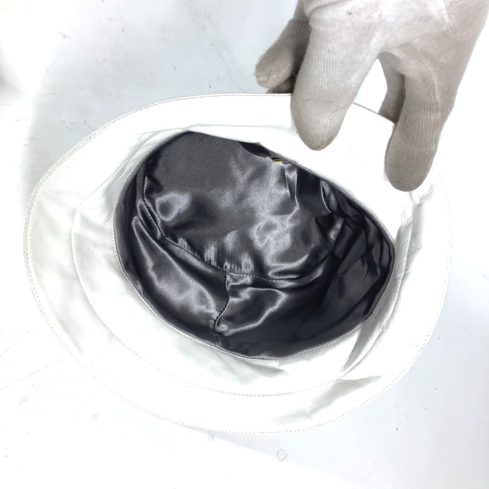 LOUIS VUITTON LVCUP ルイヴィトンカップ ロゴ ハット帽 帽子 バケットハット ボブハット ハット レザー メンズ ホワイト - brandshop-reference