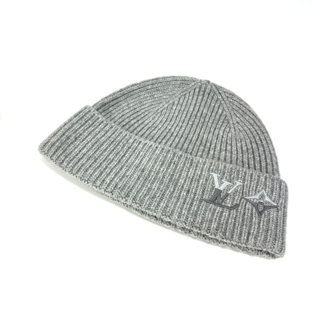 LOUIS VUITTON グレー ニット帽 ビーニー