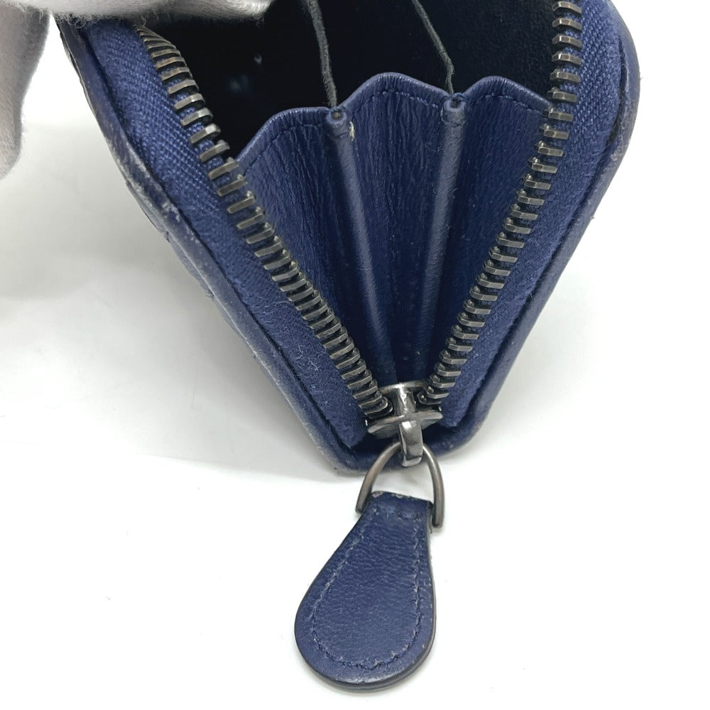 BOTTEGA VENETA 114075 イントレチャート 小銭入れ コインケース レザー レディース ブルー