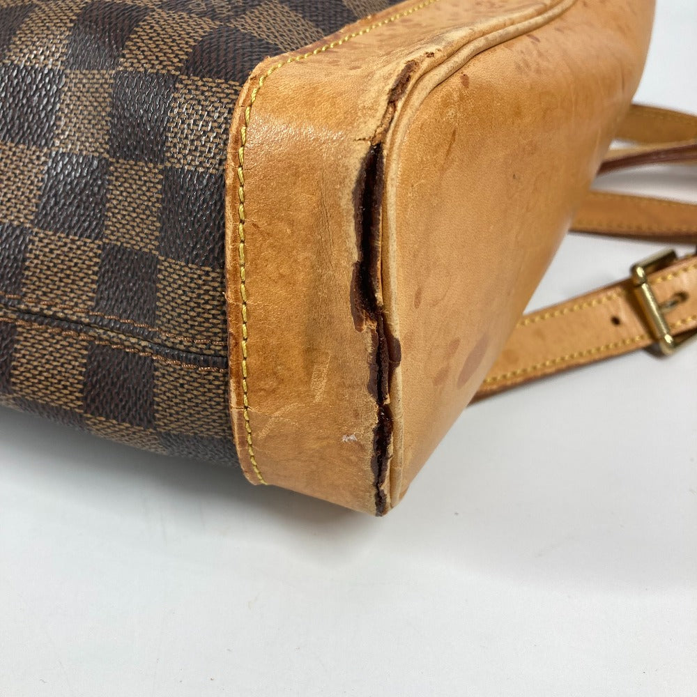 LOUIS VUITTON N99038 ダミエ アルルカン 100周年記念限定 バックパック カバン リュックサック ダミエキャンバス レディース エベヌ ブラウン - brandshop-reference