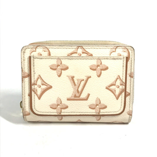 LOUIS VUITTON M81527 モノグラム ポルトフォイユルー コンパクトウォレット 2つ折り財布 モノグラムキャンバス レディース ホワイト系