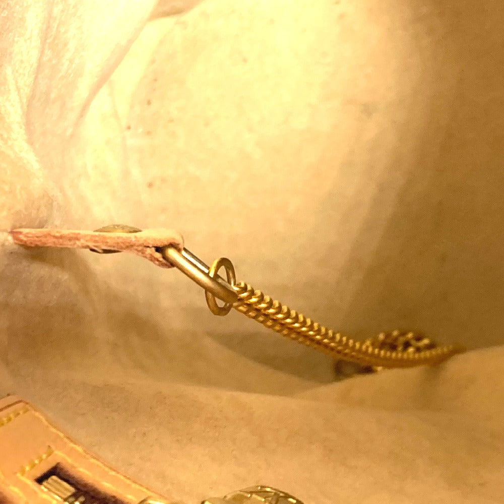 LOUIS VUITTON M99070 Nomad 20th Anniversary Bucket Mare Ventième Shoulder Bag with Pouch, Tote Bag, Nomad Leather, Women's, Beige