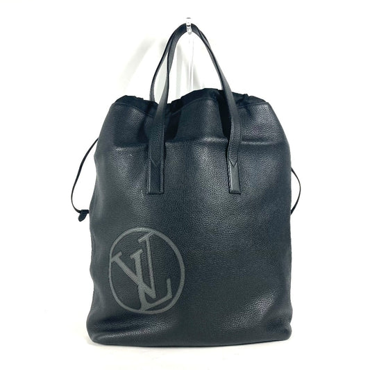LOUIS VUITTON M55000 LV Circle Cabalite Handbag/Tote/Shoulder Bag in Taurillon Leather, Men's, Noir/Black