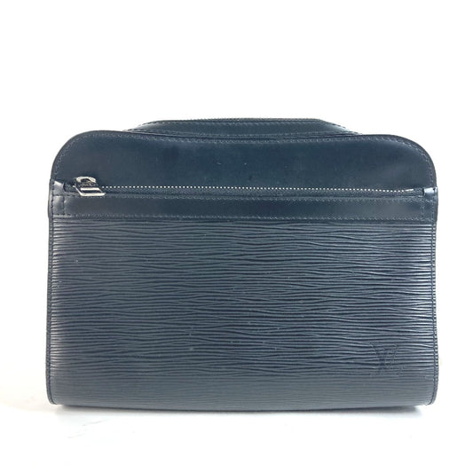 LOUIS VUITTON M59362 Epi Leather Hoche Clutch Bag with Strap, Men's Second Bag, Noir Black