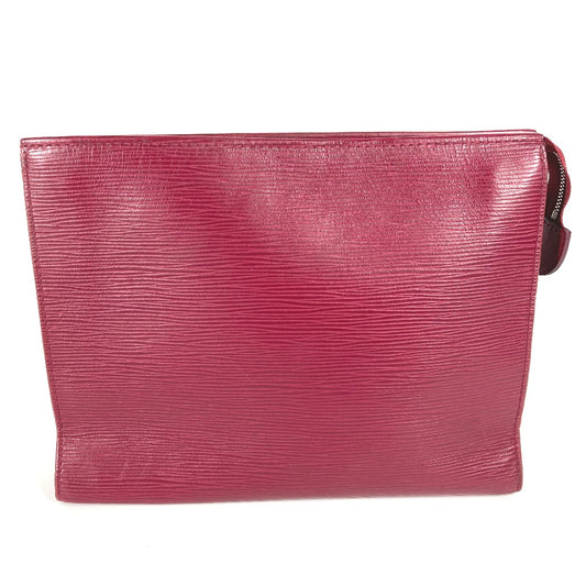 LOUIS VUITTON M41085 Epi Poche Toilette 26 Pouch Bag, Makeup Pouch, Second Bag, Clutch Bag, Epi Leather, Women's, Fuchsia Red