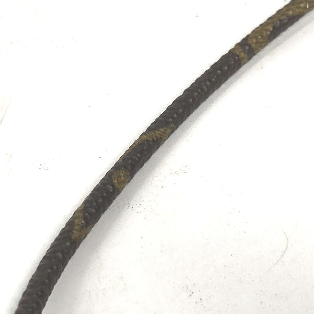 LOUIS VUITTON M65436 モノグラム パンダンティフ フルール アクセサリー チョーカー ネックレス モノグラムキャンバス ユニセックス ブラウン