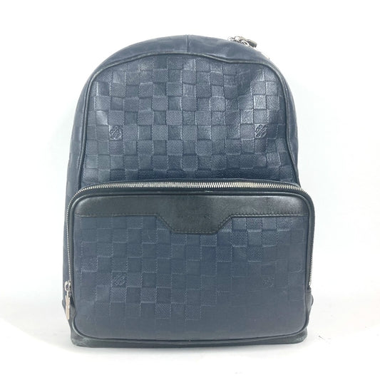 LOUIS VUITTON N40091 ダミエアンフィニ キャンパス バックパック カバン バイカラー リュックサック ダミエアンフィニレザー ユニセックス ネイビー - brandshop-reference