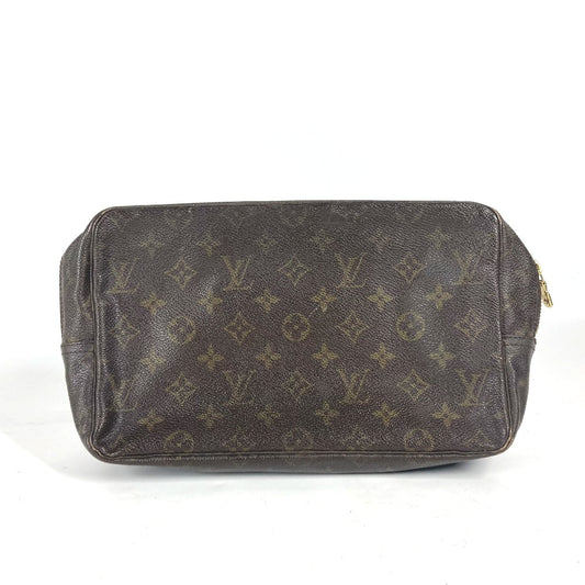 LOUIS VUITTON M47522 モノグラム トゥルーストワレット28 メイクポーチ 化粧ポーチ 化粧ポーチ モノグラムキャンバス レディース ブラウン - brandshop-reference