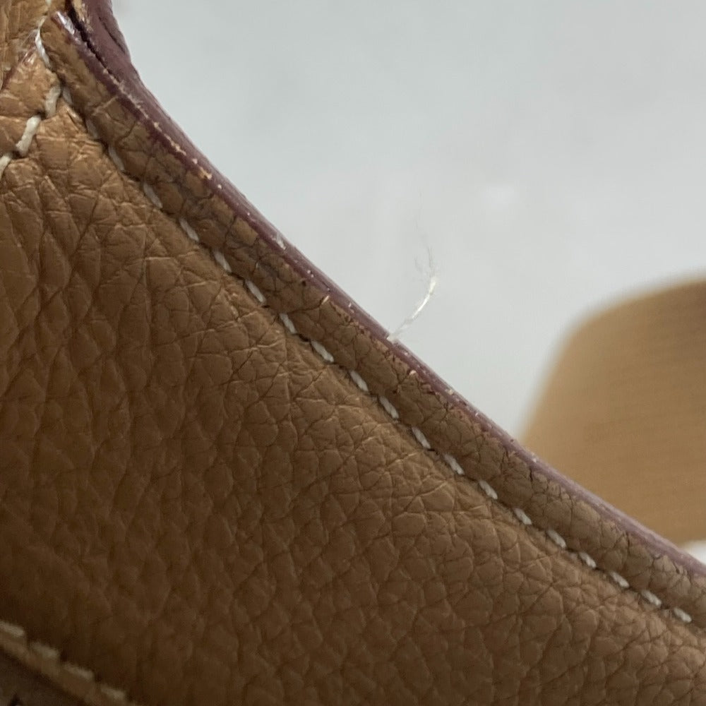 HERMES グッドニュースPM カバン 斜め掛け ショルダーバッグ レザー レディース ベージュ - brandshop-reference