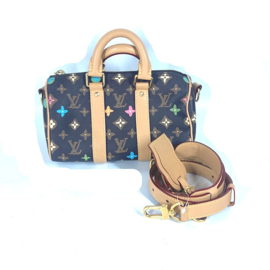 LOUIS VUITTON M24849 Monogram Craggy Keepall Bandouliere 25 Bag, Crossbody Mini Boston Bag, Shoulder Bag, Canvas, Unisex, Brown