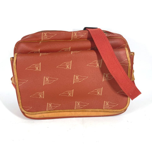 LOUIS VUITTON M80028 LVCUP Louis Vuitton Cup Calvi Bag, Crossbody Flap Messenger Bag, Shoulder Bag, Unisex Canvas, Abogani Orange