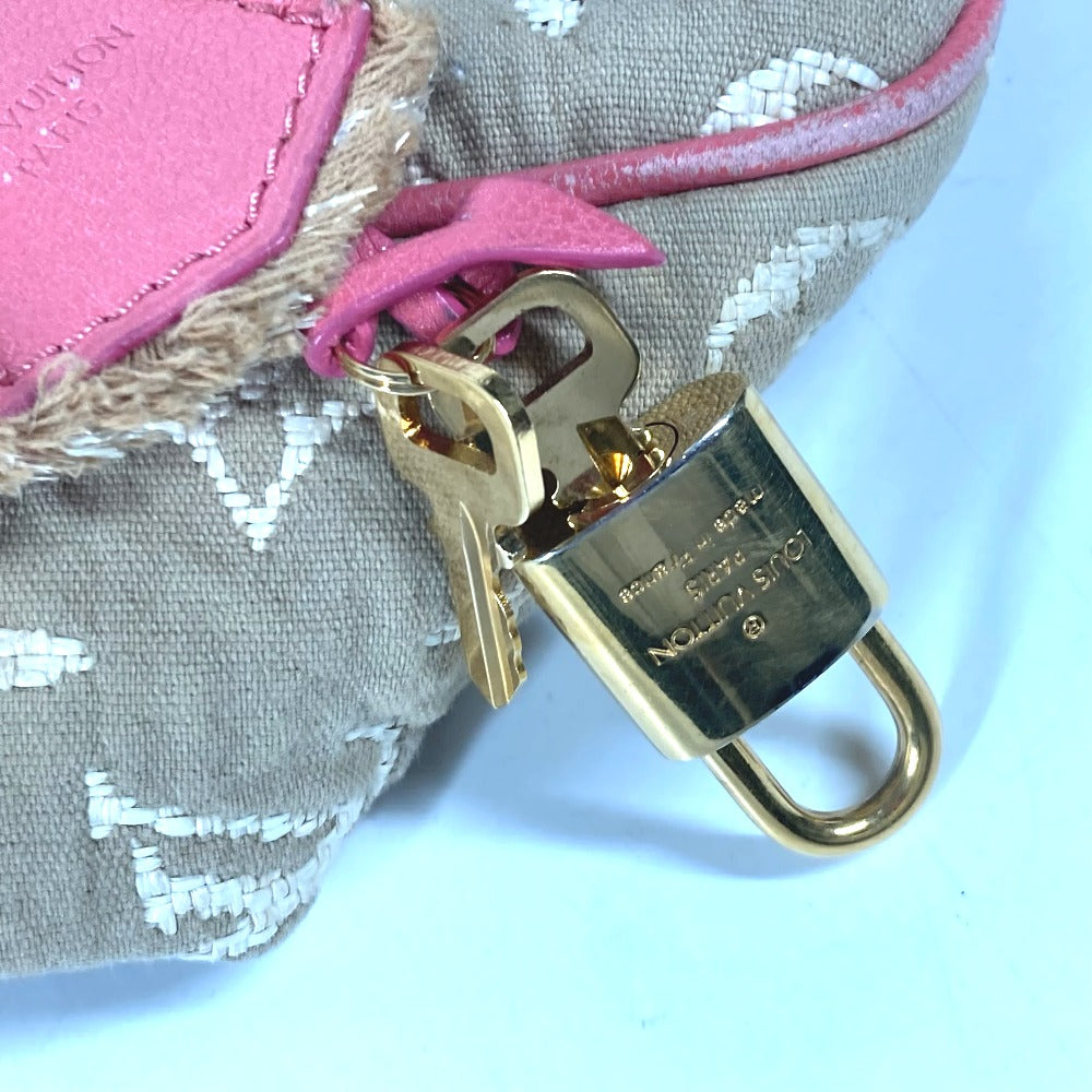 LOUIS VUITTON M93496 モノグラムサビア カバMM カバン ハンドバッグ バッグ トートバッグ レザー/キャンバス レディース ピンク - brandshop-reference