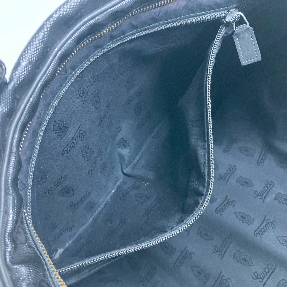 GUCCI 201480 GG Imprime Bag, Handbag, Tote Bag, Business Bag, GG Imprime, Unisex, Black