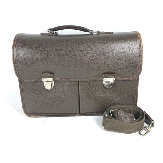 LOUIS VUITTON M32618 タイガ アントン カバン 2WAYバッグ 書類バッグ トートバッグ ハンドバッグ ビジネスバッグ タイガレザー メンズ グリズリ ブラウン - brandshop-reference