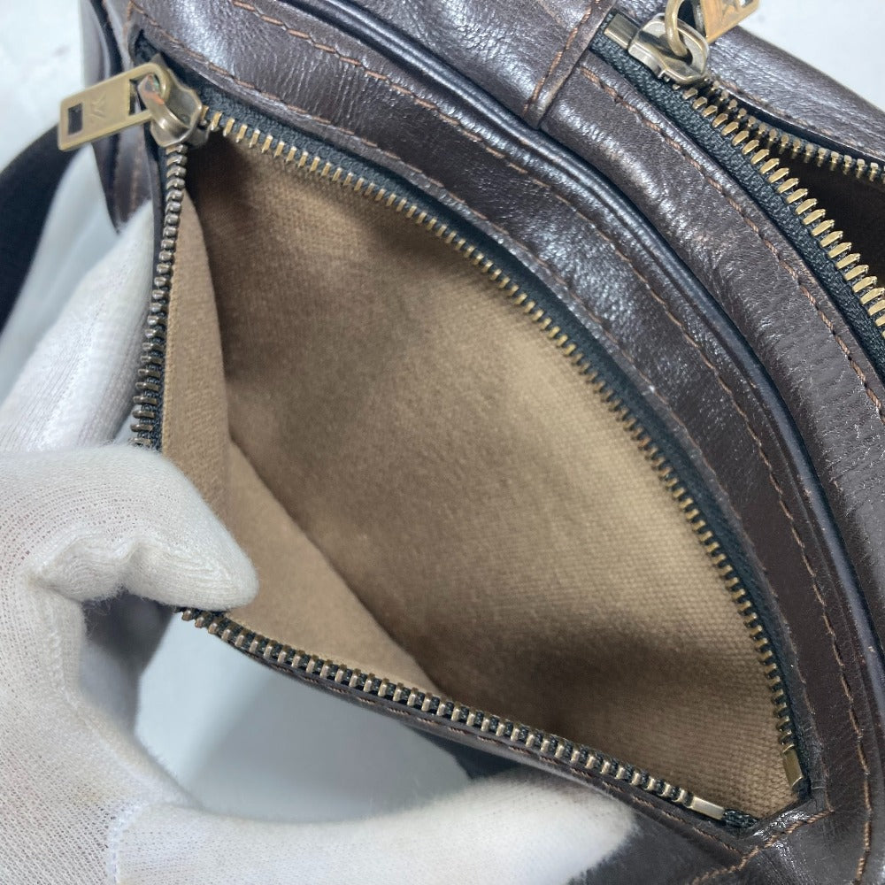 LOUIS VUITTON M92535 Yuta Siu Belt Bag/Waist Pouch/Body Bag in Utah Leather, Men's, Cafe Brown