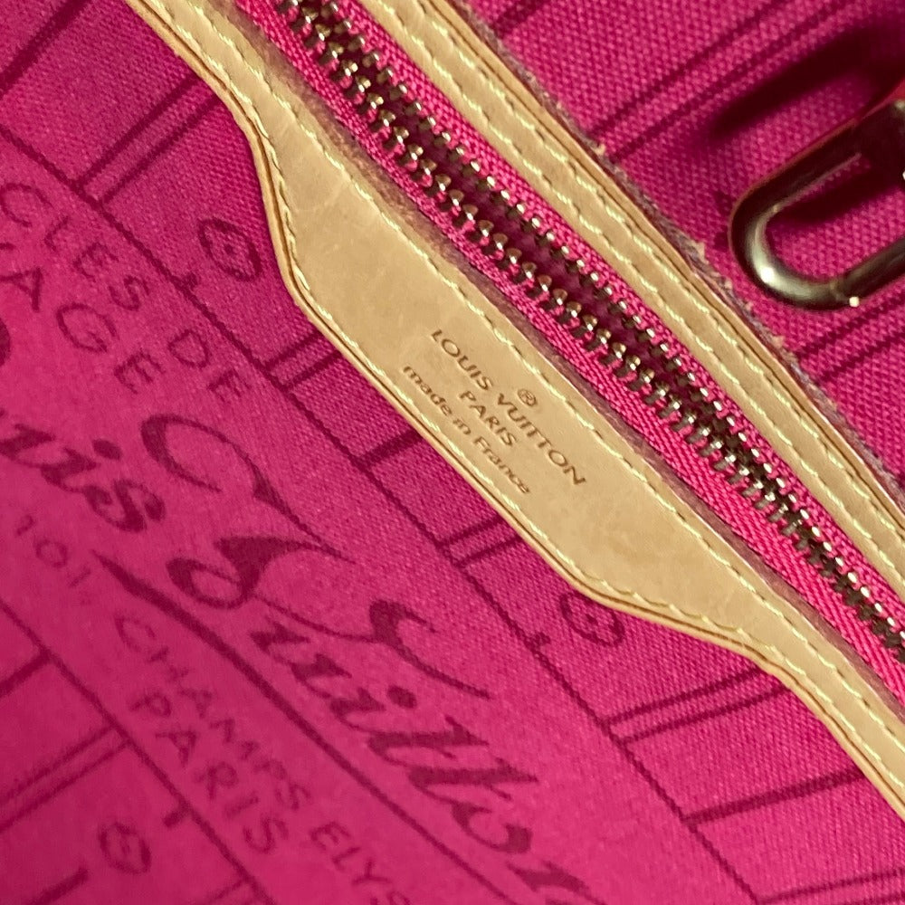 LOUIS VUITTON M41178 Monogram Neverfull MM Tote Bag, Shoulder Bag, Monogram Canvas, Women's, Pivoine, Pink
