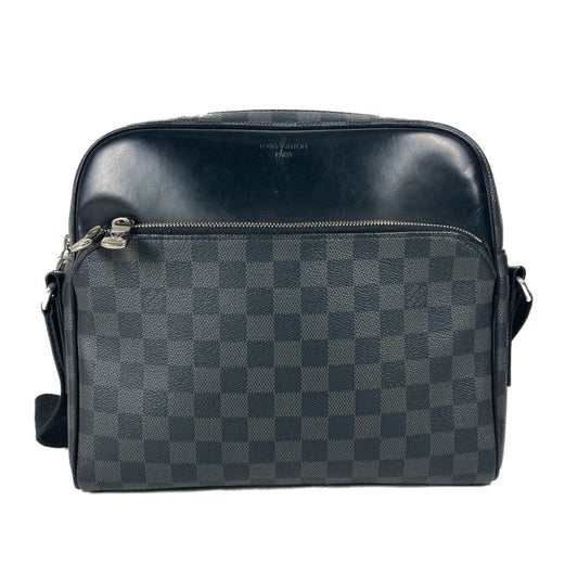 LOUIS VUITTON N41408 ダミエグラフィット デイトンPM カバン メッセンジャーバッグ 斜め掛け ショルダーバッグ ダミエグラフィットキャンバス メンズ ブラック - brandshop-reference