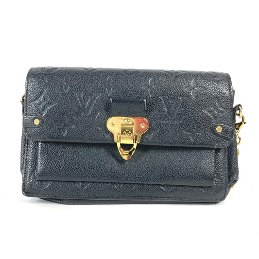 LOUIS VUITTON M67839 モノグラムアンプラント ポルトフォイユ・ヴァヴァン チェーンウォレット カバン ショルダーバッグ 長財布 モノグラムアンプラントレザー レディース ノワール ブラック