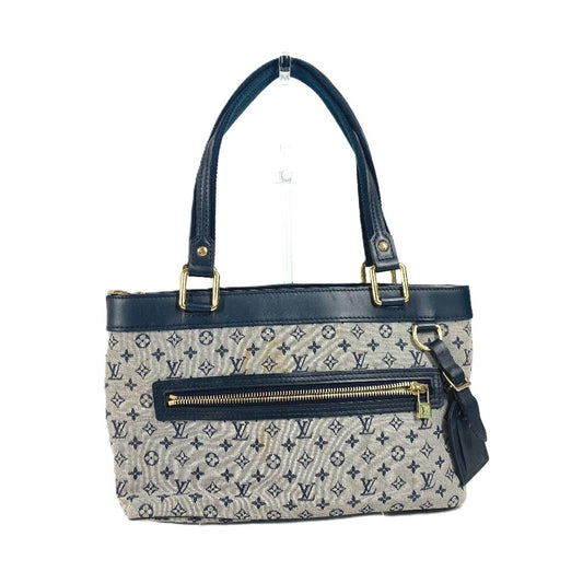 LOUIS VUITTON M92676 モノグラムミニ ルシーユPM トートバッグ カバン ショルダーバッグ 肩掛け ハンドバッグ モノグラムミニキャンバス レディース ネイビー - brandshop-reference