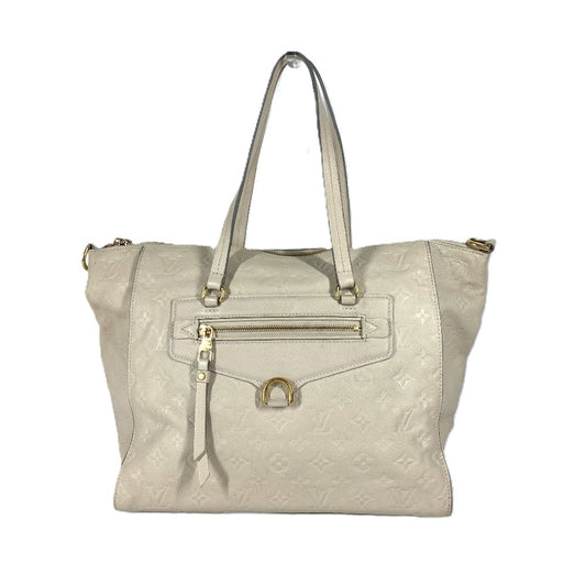LOUIS VUITTON M93411 モノグラムアンプラント ルミニューズPM カバン トートバッグ 肩掛け ショルダーバッグ モノグラムアンプラントレザー レディース ネージュ ホワイト