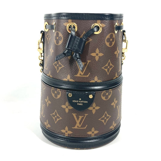 LOUIS VUITTON M83480 Monogram Kanoe Bag Hand Bag Drawstring Bag Pouch Chain Shoulder Bag MonogramCanvas Brown/Black Used