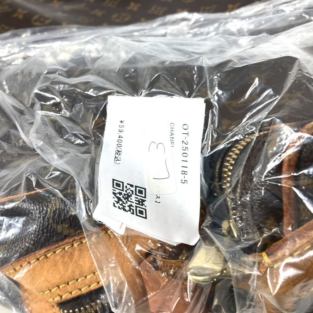 LOUIS VUITTON M83480 Monogram Kanoe Bag Hand Bag Drawstring Bag Pouch Chain Shoulder Bag MonogramCanvas Brown/Black Used