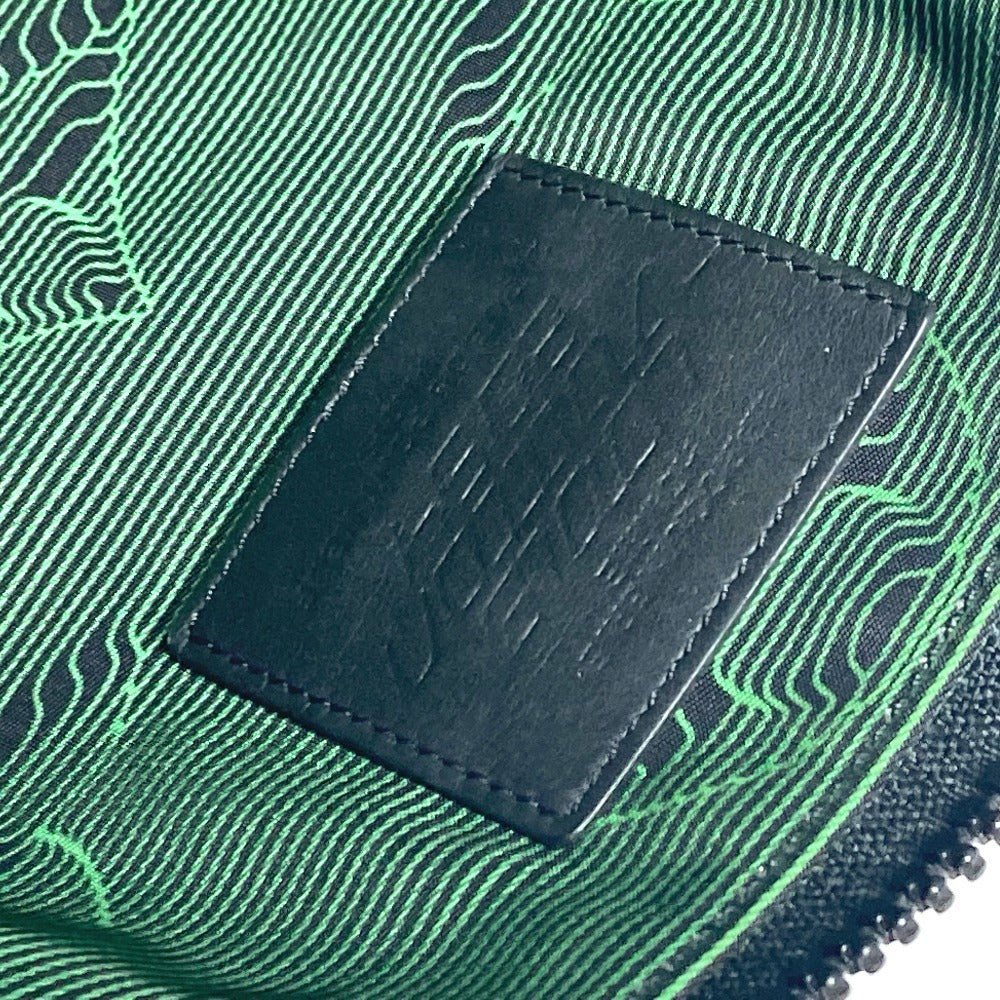 LOUIS VUITTON M80142 モノグラム ポシェット A4 リバーシブル カバン ポーチ ストラップ付 クラッチバッグ ナイロン ユニセックス ブラック - brandshop-reference