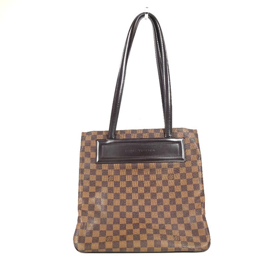 LOUIS VUITTON N51149 ダミエ クリフトン 肩掛け トートバッグ ショルダーバッグ ダミエキャンバス ユニセックス エベヌ ブラウン - brandshop-reference