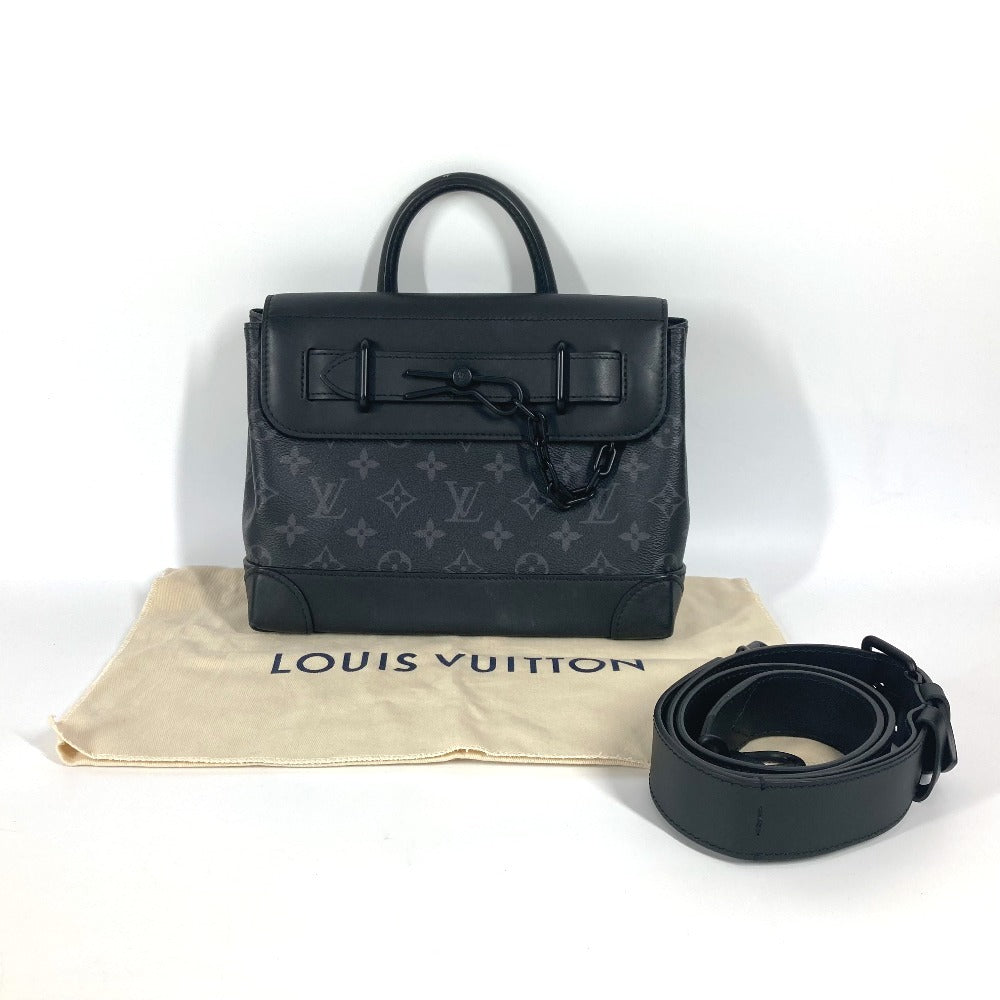 LOUIS VUITTON M46953 モノグラムエクリプス スティーマー PM カバン 2WAYバッグ ショルダーバッグ 斜め掛け ハンドバッグ モノグラムエクリプスキャンバス ユニセックス ブラック - brandshop-reference