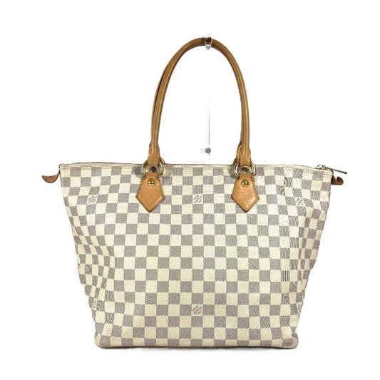 LOUIS VUITTON N51185 ダミエアズール サレヤMM カバン 肩掛け トートバッグ ショルダーバッグ ダミエアズールキャンバス レディース ホワイト