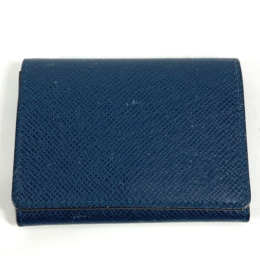 LOUIS VUITTON M64022 タイガ アンヴェロップ カルト ドゥ ヴィジット MM 名刺入れ パスケース カードケース タイガレザー ユニセックス オセアン ネイビー