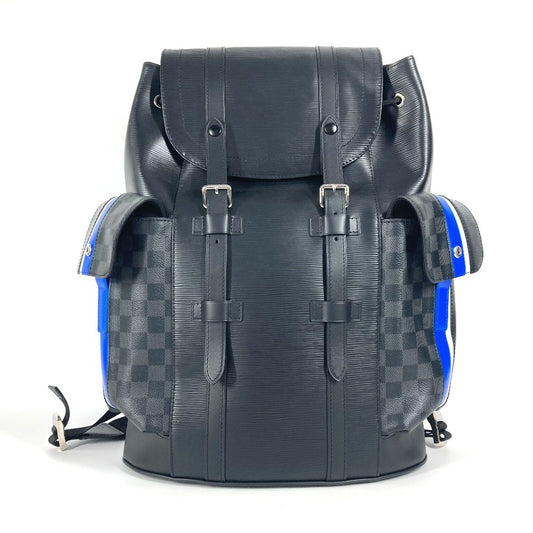 LOUIS VUITTON M56600 エピ ダミエグラフィット クリストファーPM バックパック カバン リュックサック エピレザー ユニセックス ブラック - brandshop-reference