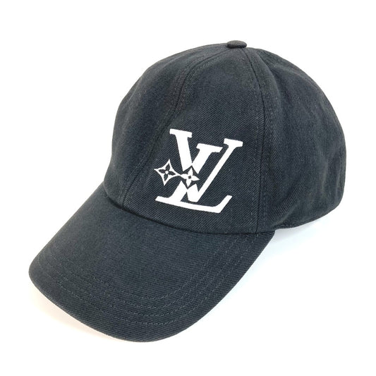 LOUIS VUITTON M7608L Cap - LV Smash Hat, Baseball Cap, Cotton, Men's, Noir, Black