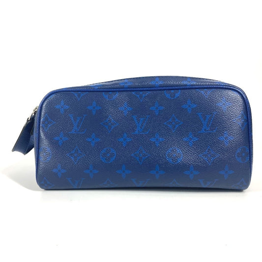 LOUIS VUITTON M30849 タイガラマ ドップ・キット ポーチ ハンドバッグ クラッチバッグ セカンドバッグ タイガレザー ユニセックス ブルー - brandshop-reference