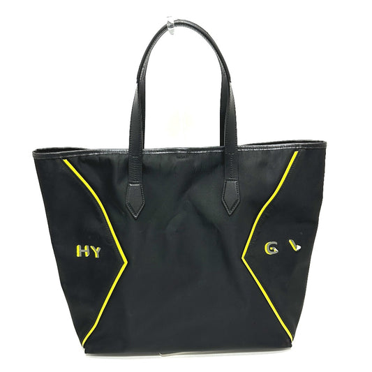 GIVENCHY ロゴ ショルダーバッグ カバン 肩掛け トートバッグ レザー/ナイロン ユニセックス ブラック