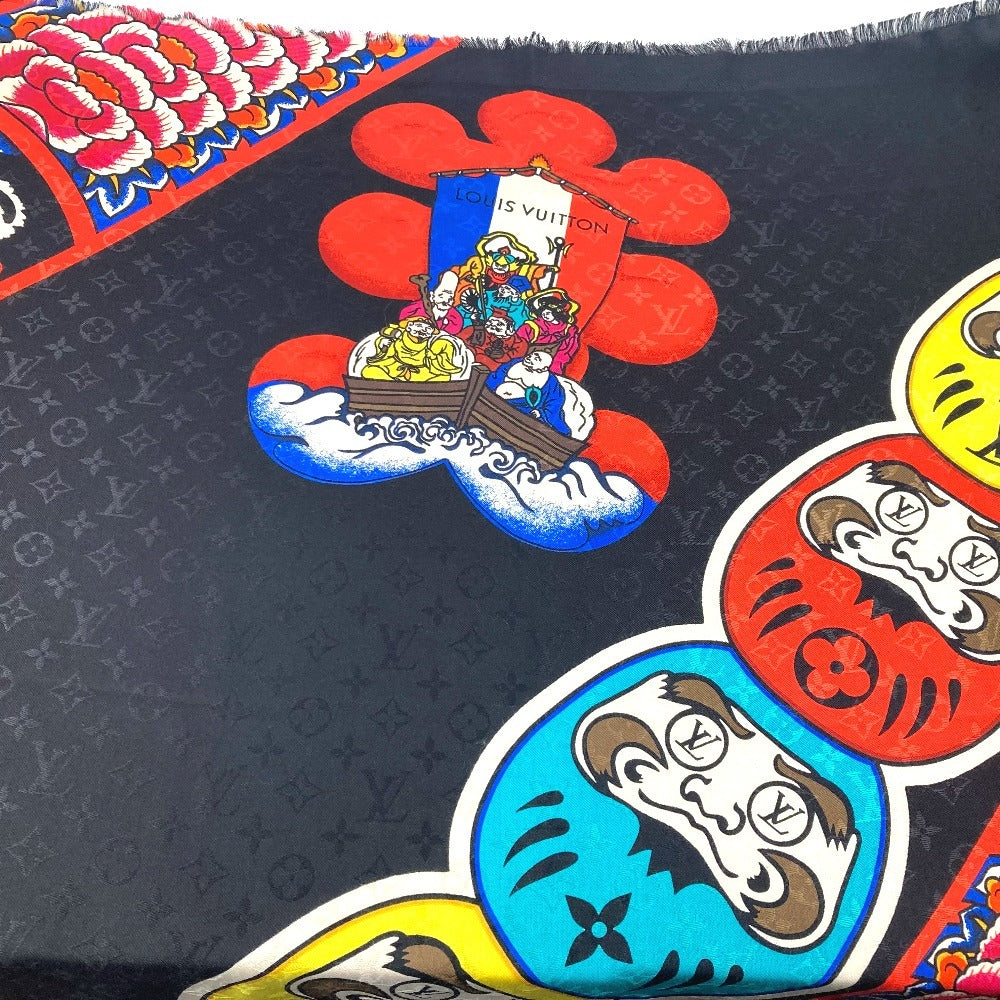 LOUIS VUITTON MP1944 Kabuki Kansai Yamamoto Shawl Monogram Kabuki