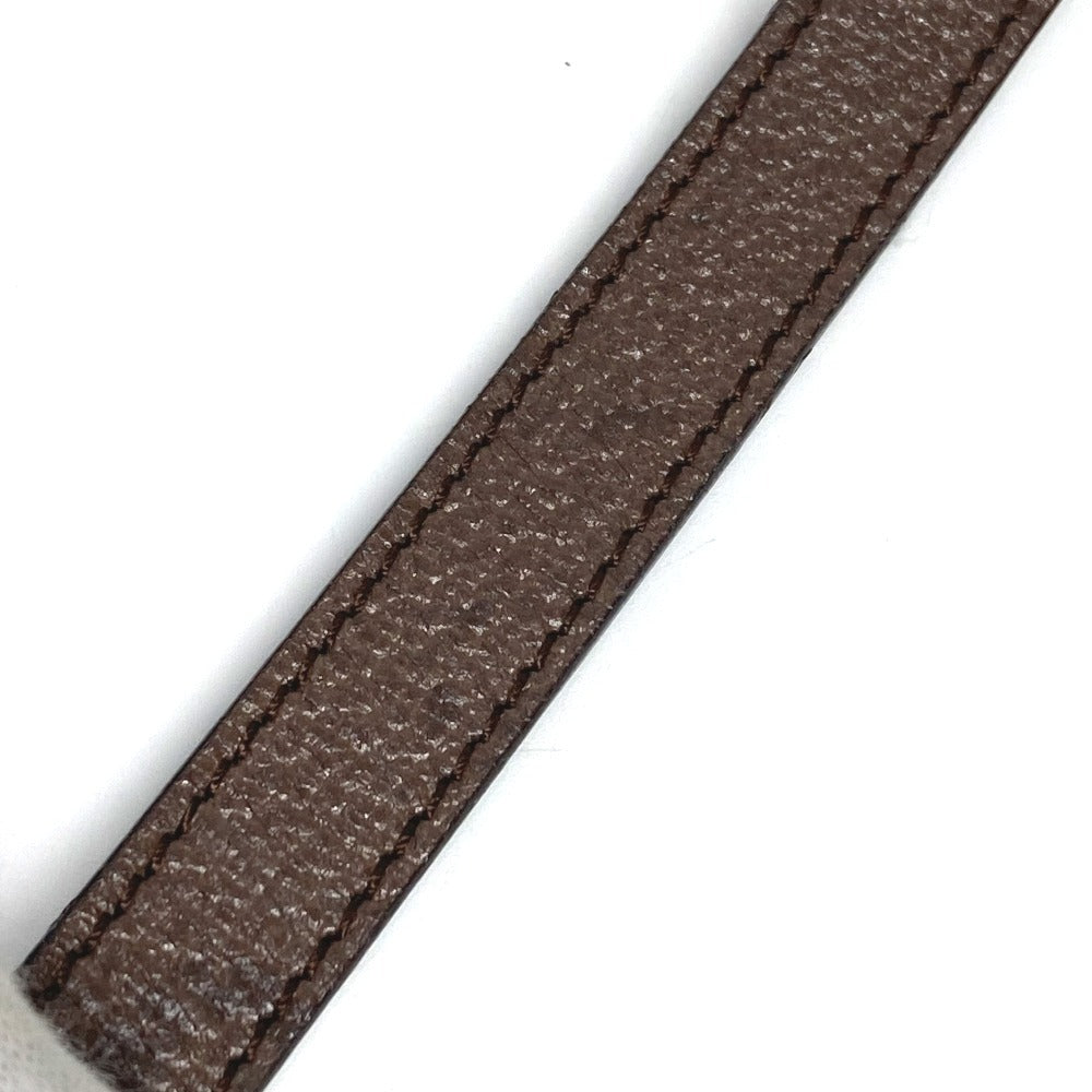 BVLGARI ロゴマニア ロゴ カバン 肩掛け ショルダーバッグ レザー/キャンバス ユニセックス ベージュ