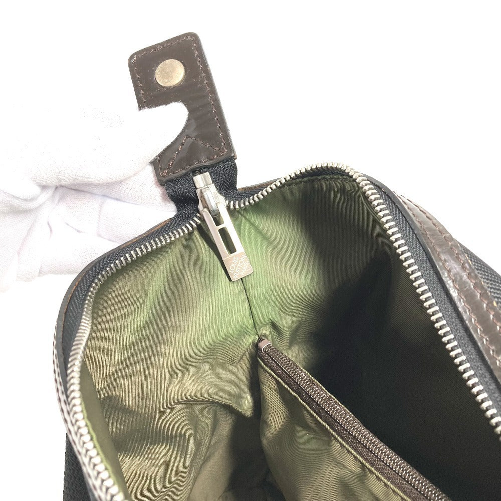 LOUIS VUITTON M93091 Damier Jean Truth Albatross Pouch Clutch Bag Second Bag Damier Jean Canvas Men's Black