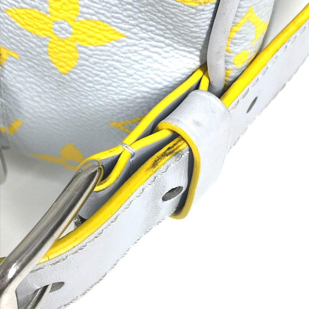 LOUIS VUITTON M24536 Monogram Glow Locker Dop Kit Pouch Clutch Bag Second Bag Canvas Men's Gray