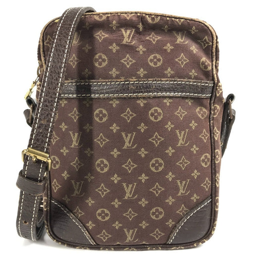 LOUIS VUITTON M95228 Monogram Mini Run Danube Bag Pochette Bolso bandolera Monogram Mini Run Canvas Unisex Marrón