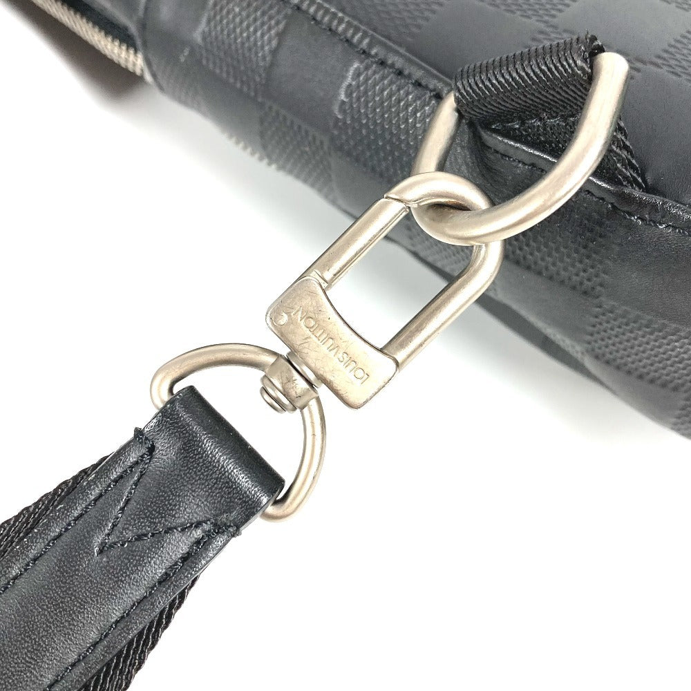 LOUIS VUITTON N41720 Damier Infini Avenue Sling Bag Bag Crossbody Shoulder Bag Body Bag Damier Infini Leather Men's Onyx Black