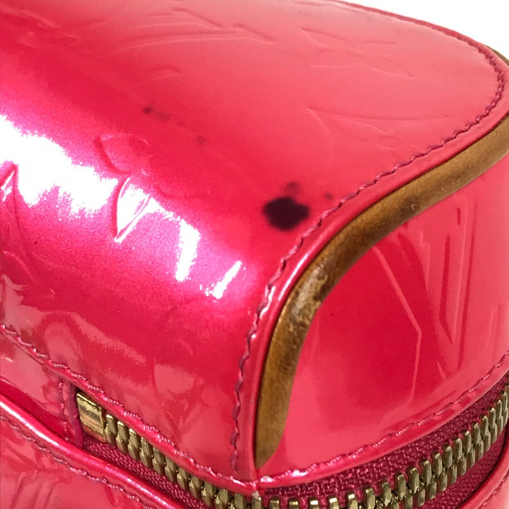 Louis vuitton m91259 monogram vernis sullivan beg menegak pochette crossbody bahu beg monogram vernis kanvas wanita merah jambu merah jambu merah jambu