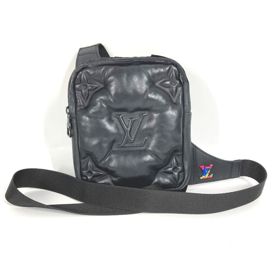 LOUIS VUITTON M68773 Monograma Bolso bandolera asimétrico Bolso Body Bag Bolso bandolera Cuero Unisex Negro