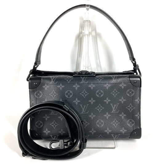 LOUIS VUITTON M11744 モノグラムエクリプス ソウル・トランク EW カバン 3WAYバッグ ハンドバッグ クラッチバッグ 斜め掛け ショルダーバッグ モノグラムエクリプスキャンバス ユニセックス ブラック