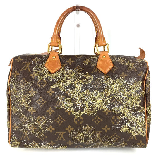 LOUIS VUITTON M95397 Monogram Dantelle Speedy 30 Bolso Mini Boston Bag Bolso de mano Bolso Monogram Canvas Damas Todo dorado