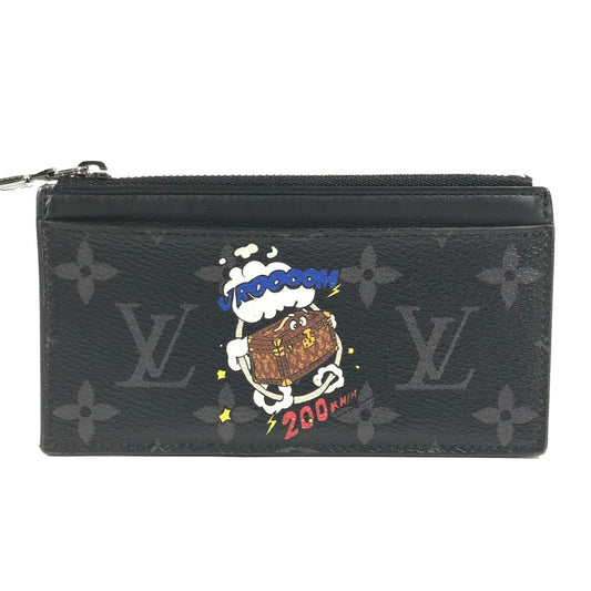 LOUIS VUITTON M80932 モノグラムエクリプス コインカードホルダー カードケース コンパクトウォレット 小銭入れ 財布 コインケース モノグラムエクリプスキャンバス ユニセックス ブラック